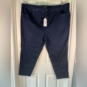 Universal Standard NWT Seine Ankle Skinny Indigo Wash High Rise Womens Size 30